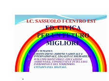 Educazione Civica: PER UN FUTURO MIGLIORE -Scuole Primarie Pascoli e S. Agostino I.C.1 –
