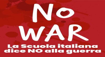 NO WAR – La Scuola italiana dice NO alla guerra –